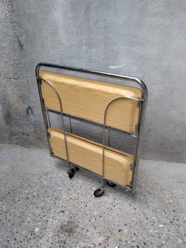 carro mesa camarera 4ruedas plegable 68x80x44 1u